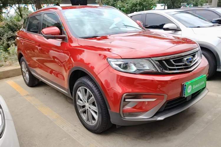 Used Geely Auto Emgrand X7 Sport 2018 1.8TD Automatic Two-Wheel Drive Smart 4G Connected Version Front Right 45 Deg