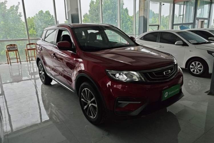 Used Geely Auto Emgrand X7 Sport 2018 1.8TD Automatic Two-Wheel Drive Smart Connect 4G Internet Edition Front Right 45 Deg