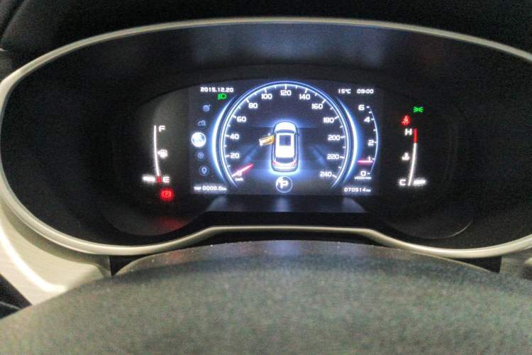 Used Geely Auto Emgrand X7 Sport 2018 1.8TD Automatic Two-Wheel Drive Smart Connect 4G Internet Edition Instrument Cluster