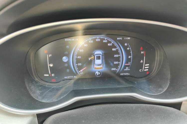 Used Geely Auto Emgrand X7 Sport 2018 1.8TD Automatic Two-Wheel Drive Smart Connect 4G Internet Edition Instrument Cluster
