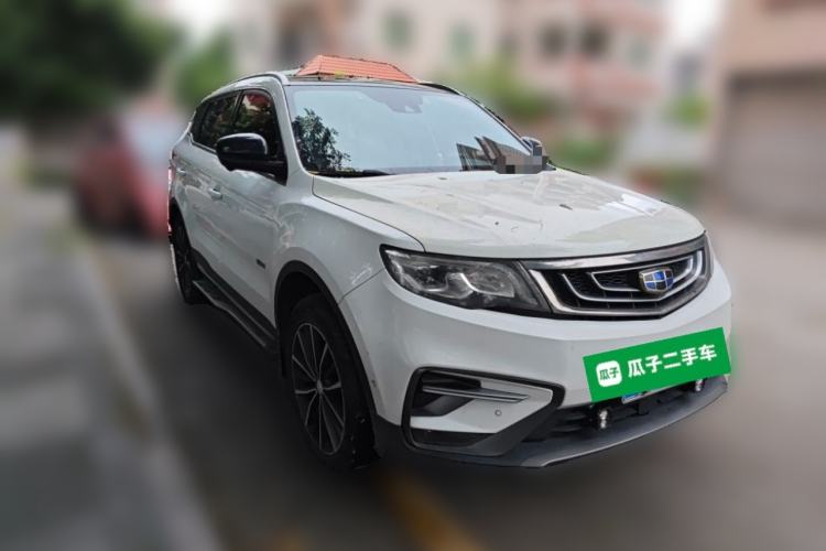 Used Geely Auto Emgrand X7 Sport 2018 1.8TD Automatic Two-Wheel Drive ZhiZun Model with 4G Connectivity Front Right 45 Deg
