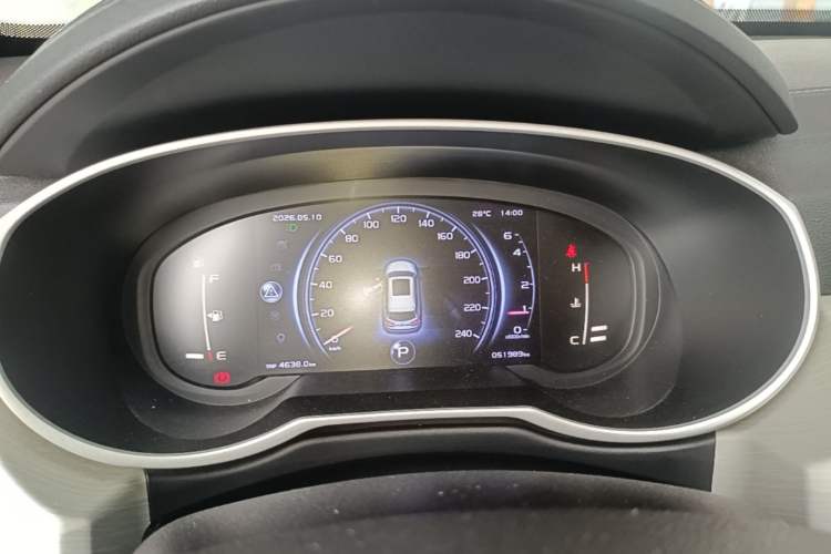 Used Geely Auto Emgrand X7 Sport 2018 1.8TD Automatic Two-Wheel Drive Smart Connect 4G Internet Edition Instrument Cluster