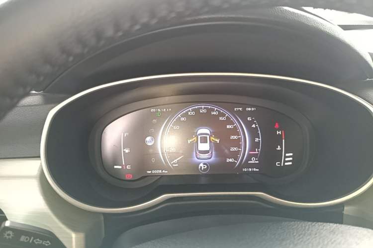 Used Geely Auto Emgrand X7 Sport 2018 1.8TD Automatic Two-Wheel Drive Smart Connect 4G Internet Edition Instrument Cluster