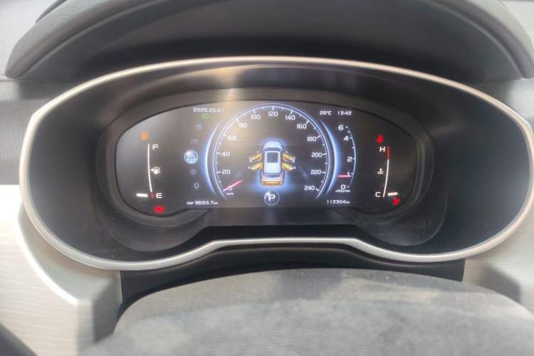 Used Geely Auto Emgrand X7 Sport 2018 1.8TD Automatic Two-Wheel Drive Smart Connect 4G Internet Edition Instrument Cluster