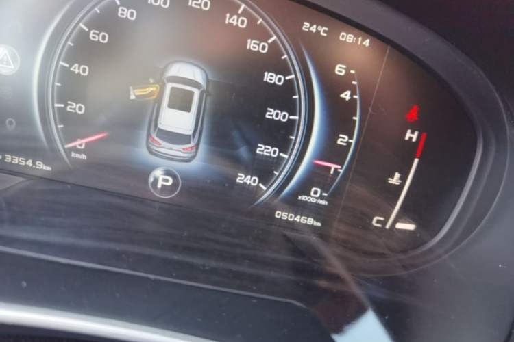 Used Geely Auto Emgrand X7 Sport 2018 1.8TD Automatic Two-Wheel Drive Smart Connect 4G Internet Edition Instrument Cluster