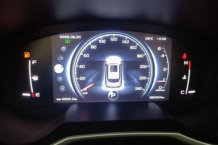 Used Geely Auto Emgrand X7 Sport 2018 1.8TD Automatic Two-Wheel Drive Smart Connect 4G Internet Edition Instrument Cluster
