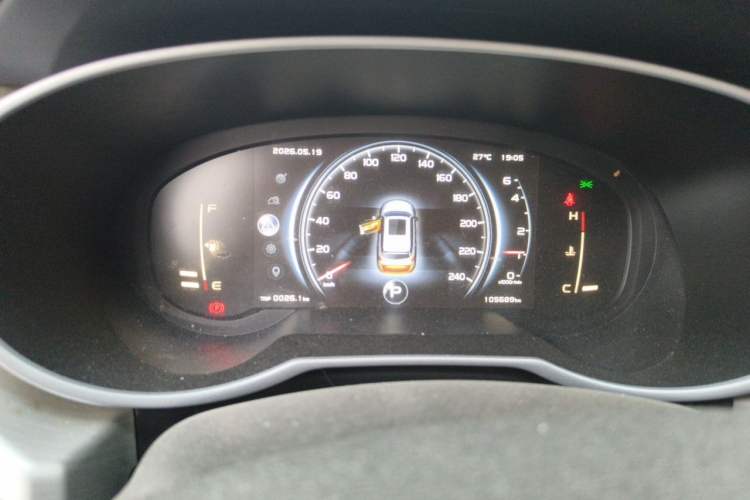 Used Geely Auto Emgrand X7 Sport 2018 1.8TD Automatic Two-Wheel Drive Smart Connect 4G Internet Edition Instrument Cluster