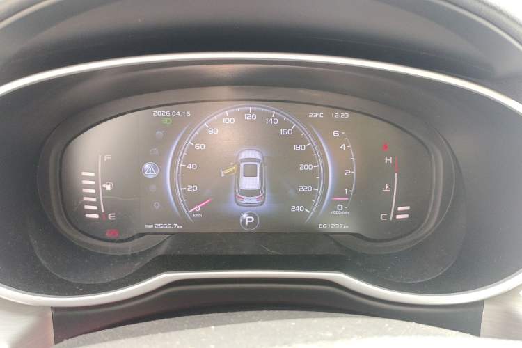 Used Geely Auto Emgrand X7 Sport 2018 1.8TD Automatic Two-Wheel Drive Smart Connect 4G Internet Edition Instrument Cluster