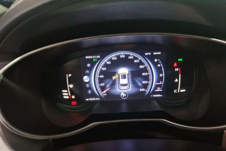 Used Geely Auto Emgrand X7 Sport 2018 1.8TD Automatic Two-Wheel Drive Smart 4G Connected Version Instrument Cluster
