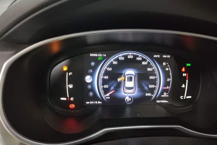 Used Geely Auto Emgrand X7 Sport 2018 1.8TD Automatic Two-Wheel Drive Smart Connect 4G Internet Edition Instrument Cluster