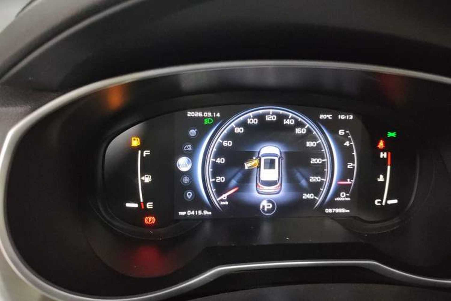 Used Geely Auto Emgrand X7 Sport 2018 1.8TD Automatic Two-Wheel Drive Smart Connect 4G Internet Edition Instrument Cluster