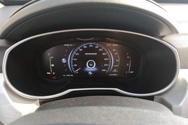 Used Geely Auto Emgrand X7 Sport 2018 1.8TD Automatic Two-Wheel Drive Smart Connect 4G Internet Edition Instrument Cluster