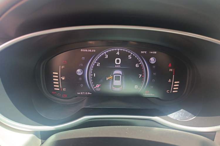 Used Geely Auto Emgrand X7 Sport 2018 Revised Version 1.8TD Automatic Two-Wheel Drive Smart Connectivity 4G-Enabled Edition Instrument Cluster