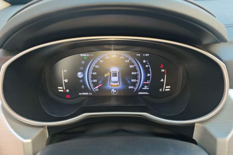 Used Geely Auto Emgrand X7 Sport 2018 1.8TD Automatic Two-Wheel Drive Smart Connect 4G Internet Edition Instrument Cluster
