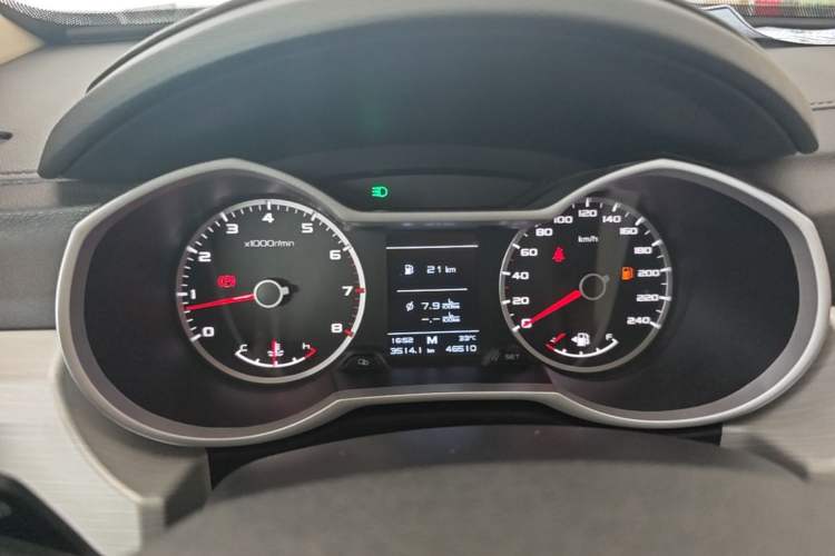 Used Geely Auto Emgrand X7 Sport 2018 2.0L Manual Two-Wheel Drive Zhiya Version Instrument Cluster