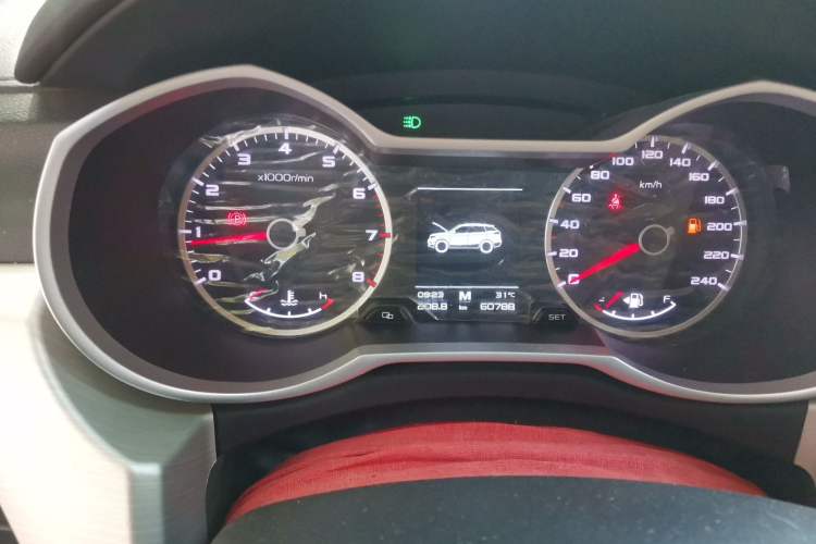 Used Geely Auto Emgrand X7 Sport 2018 1.8TD Manual Two-Wheel Drive Zhiya Model Instrument Cluster