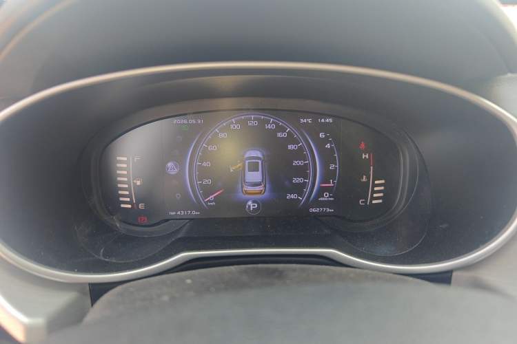 Used Geely Auto Emgrand X7 Sport 2018 1.8TD Automatic Two-Wheel Drive Smart Connect 4G Internet Edition Instrument Cluster