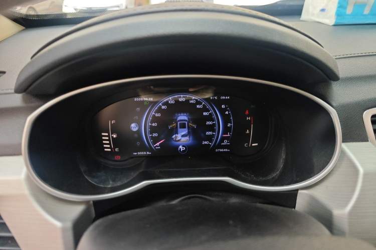 Used Geely Auto Emgrand X7 Sport 2018 1.8TD Automatic Two-Wheel Drive Smart Connect 4G Internet Edition Instrument Cluster