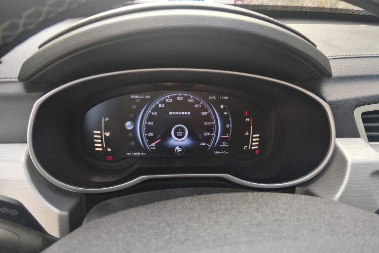 Used Geely Auto Emgrand X7 Sport 2018 1.8TD Automatic Two-Wheel Drive Smart Connect 4G Internet Edition Instrument Cluster