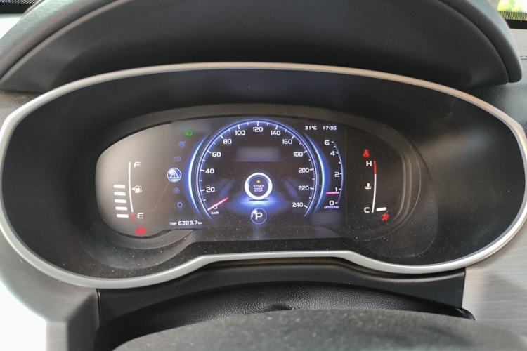 Used Geely Auto Emgrand X7 Sport 2018 1.8TD Automatic Two-Wheel Drive Smart Connect 4G Internet Edition Instrument Cluster