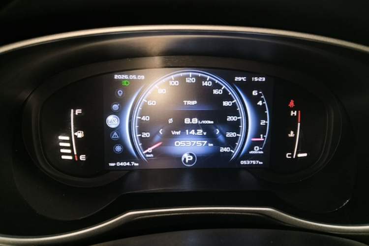 Used Geely Auto Emgrand X7 Sport 2018 1.8TD Automatic Two-Wheel Drive Smart Connect 4G Internet Edition Instrument Cluster