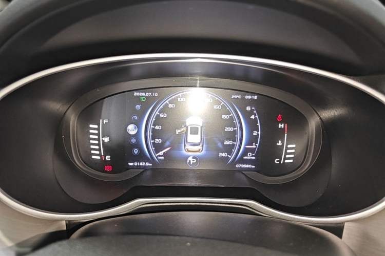 Used Geely Auto Emgrand X7 Sport 2018 1.8TD Automatic Two-Wheel Drive Smart Connect 4G Internet Edition Instrument Cluster