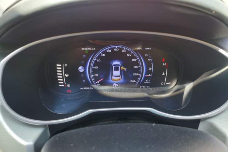 Used Geely Auto Emgrand X7 Sport 2018 1.8TD Automatic Two-Wheel Drive Smart Connect 4G Internet Edition Instrument Cluster