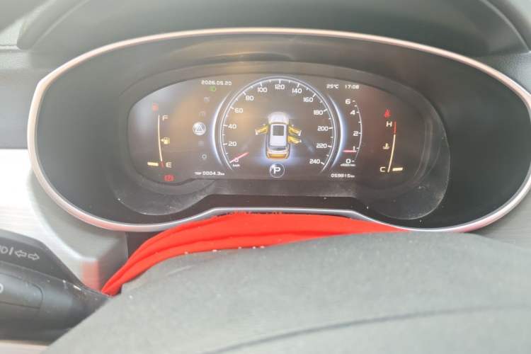 Used Geely Auto Emgrand X7 Sport 2018 1.8TD Automatic Two-Wheel Drive Smart Connect 4G Internet Edition Odometer Close Up