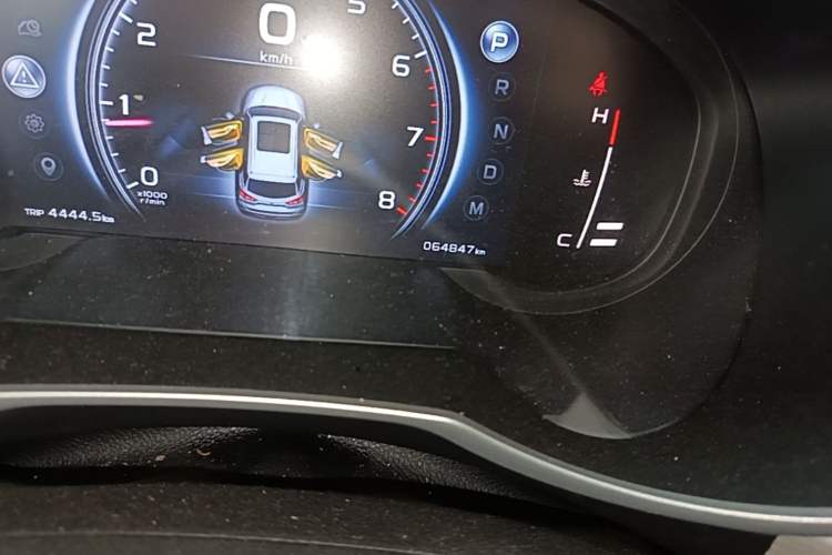 Used Geely Auto Emgrand X7 Sport 2018 Revised Version 1.8TD Automatic Two-Wheel Drive Smart Connectivity 4G-Enabled Edition Odometer Close Up