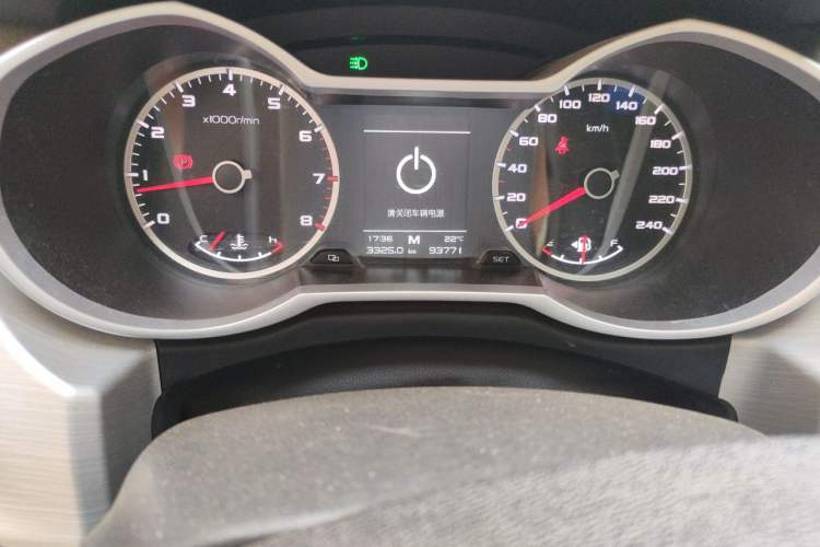 Used Geely Auto Emgrand X7 Sport 2018 1.8TD Manual Two-Wheel Drive Zhiya Model Odometer Close Up