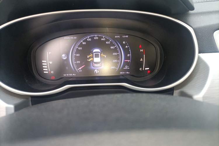 Used Geely Auto Emgrand X7 Sport 2018 1.8TD Automatic Two-Wheel Drive Smart Connect 4G Internet Edition Odometer Close Up