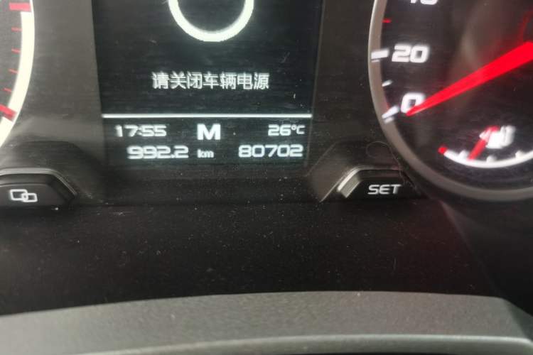 Used Geely Auto Emgrand X7 Sport 2018 2.0L Manual Two-Wheel Drive Zhiya Version Odometer Close Up