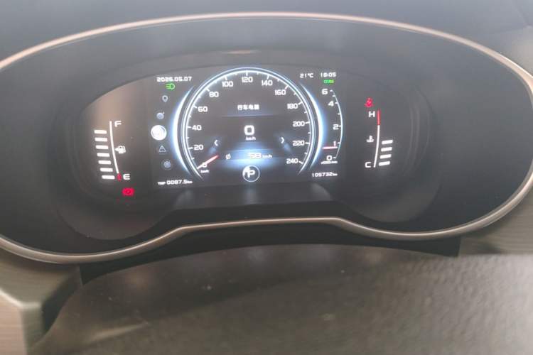 Used Geely Auto Emgrand X7 Sport 2018 1.8TD Automatic Two-Wheel Drive Smart Connect 4G Internet Edition Instrument Cluster