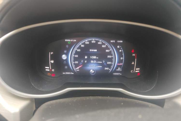 Used Geely Auto Emgrand X7 Sport 2020 1.8TD DCT Two-Wheel Drive Smart Connect 4G-Enabled Version Instrument Cluster