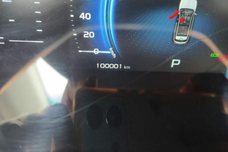 Used Geely Auto Emgrand X7 Sport 2020 1.8TD DCT Smart Connect PRO Odometer Close Up