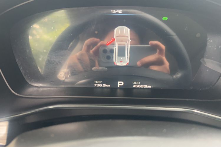Used Geely Auto Emgrand X7 Sport 2020 1.8TD DCT ZhiZun PRO Odometer Close Up