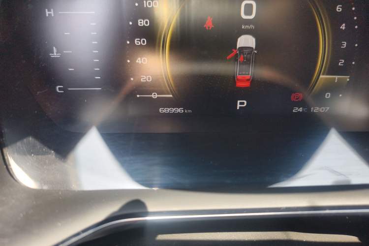 Used Geely Auto Emgrand X7 Sport 2020 1.5TD Automatic Smart Connect PRO Odometer Close Up