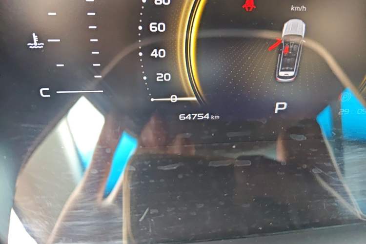 Used Geely Auto Emgrand X7 Sport 2020 1.8TD DCT Smart PRO Odometer Close Up