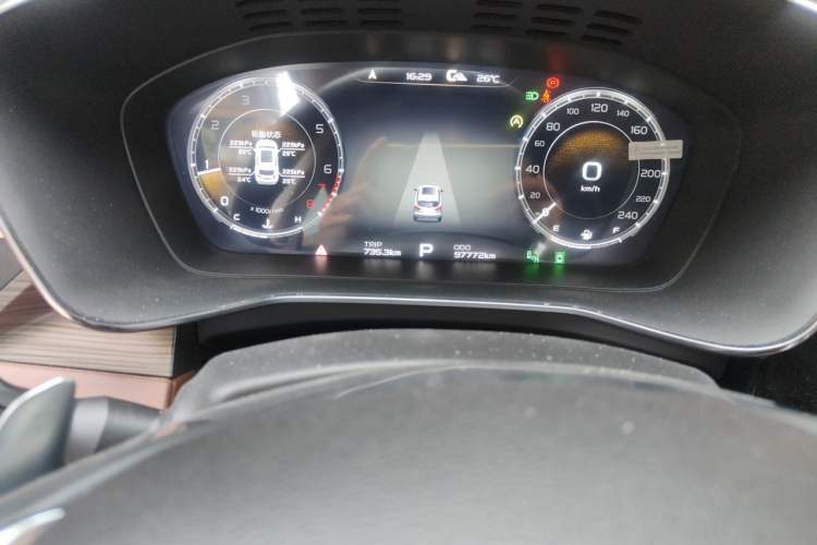 Used Geely Auto Emgrand X7 Sport 2020 1.5TD DCT Intelligent All-Wheel Drive PRO Version Odometer Close Up