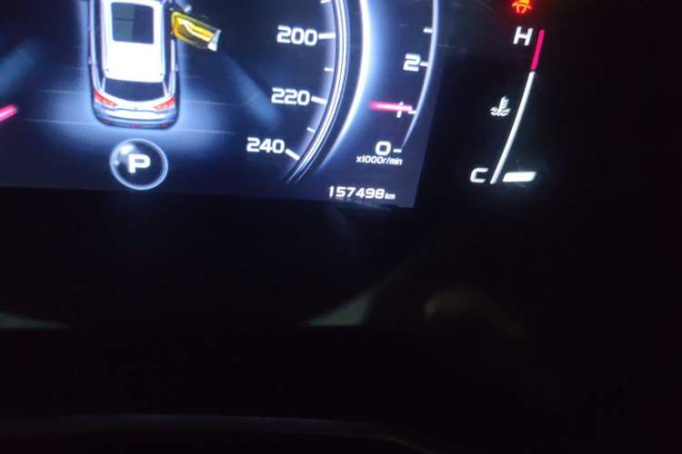 Used Geely Auto Emgrand X7 Sport 2020 1.8TD DCT Two-Wheel Drive Smart Connect 4G-Enabled Version Odometer Close Up