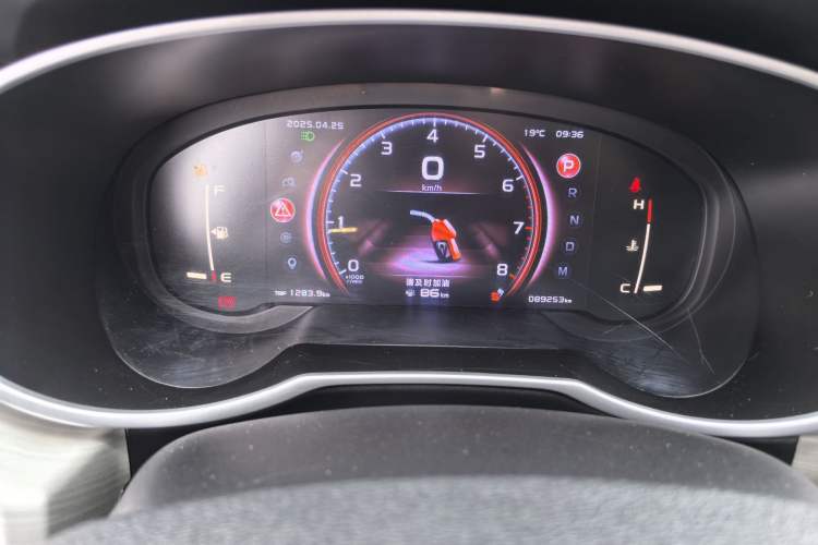 Used Geely Auto Emgrand X7 Sport 2020 1.8TD DCT Two-Wheel Drive Smart Connect 4G-Enabled Version Odometer Close Up