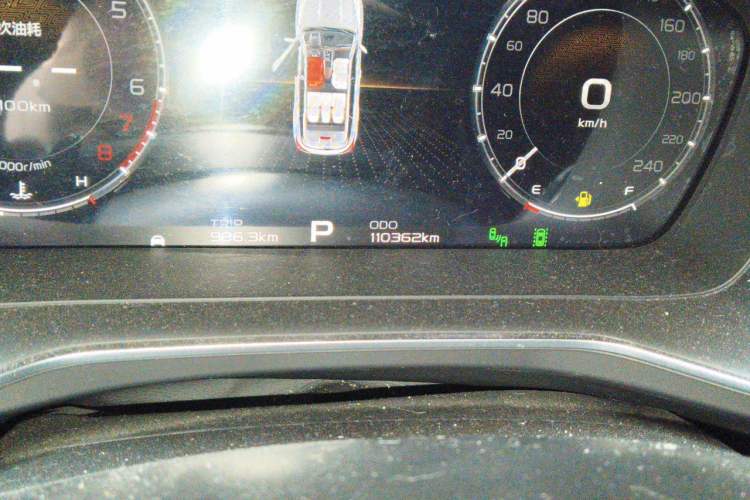 Used Geely Auto Emgrand X7 Sport 2020 1.8TD DCT Zhi Ling PRO Odometer Close Up