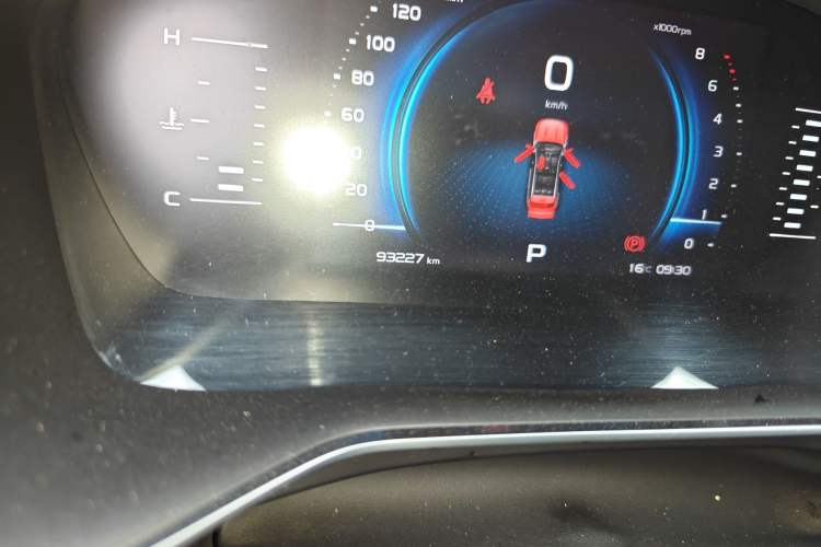 Used Geely Auto Emgrand X7 Sport 2020 1.8TD DCT Smart PRO Odometer Close Up