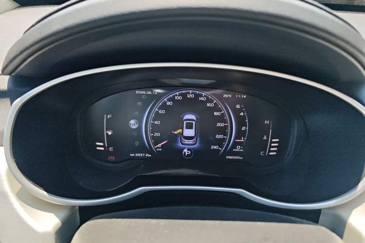 Used Geely Auto Emgrand X7 Sport 2020 1.8TD DCT Two-Wheel Drive Smart Connect 4G-Enabled Version Instrument Cluster