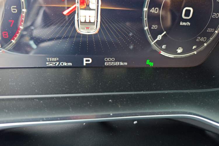 Used Geely Auto Emgrand X7 Sport 2020 1.8TD DCT Zhi Ling PRO Odometer Close Up