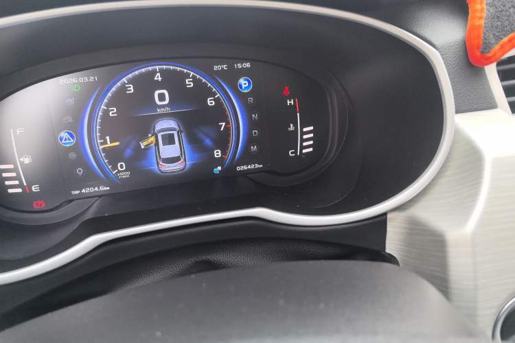Used Geely Auto Emgrand X7 Sport 2020 1.8TD DCT Two-Wheel Drive Smart Connect 4G-Enabled Version Odometer Close Up