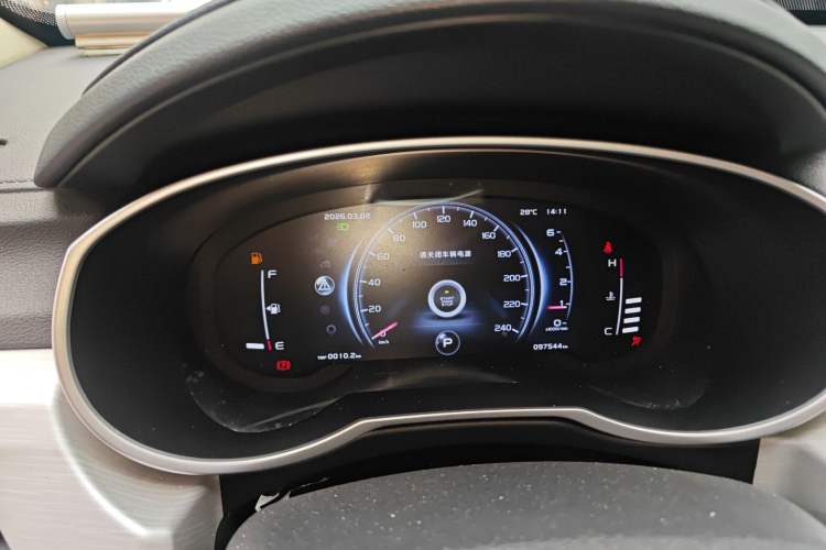Used Geely Auto Emgrand X7 Sport 2020 1.8TD DCT Two-Wheel Drive Smart Connect 4G-Enabled Version Instrument Cluster