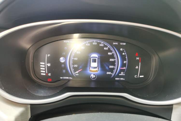 Used Geely Auto Emgrand X7 Sport 2020 1.8TD DCT Two-Wheel Drive Smart Connect 4G-Enabled Version Instrument Cluster