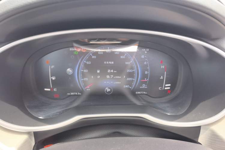 Used Geely Auto Emgrand X7 Sport 2020 1.8TD DCT Two-Wheel Drive Smart Connect 4G-Enabled Version Instrument Cluster