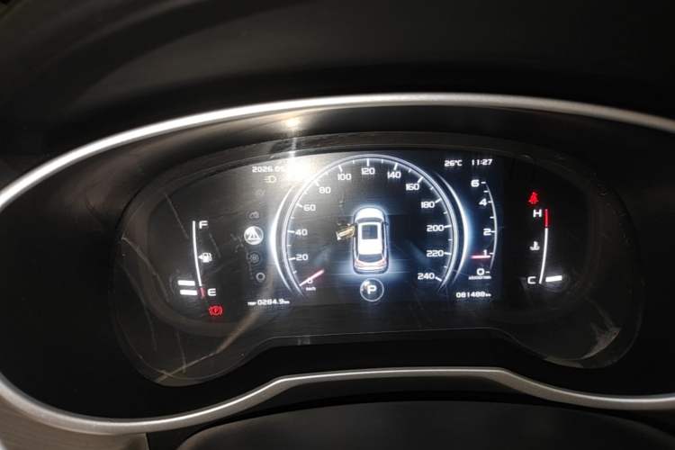 Used Geely Auto Emgrand X7 Sport 2020 1.8TD DCT Two-Wheel Drive Smart Connect 4G-Enabled Version Instrument Cluster